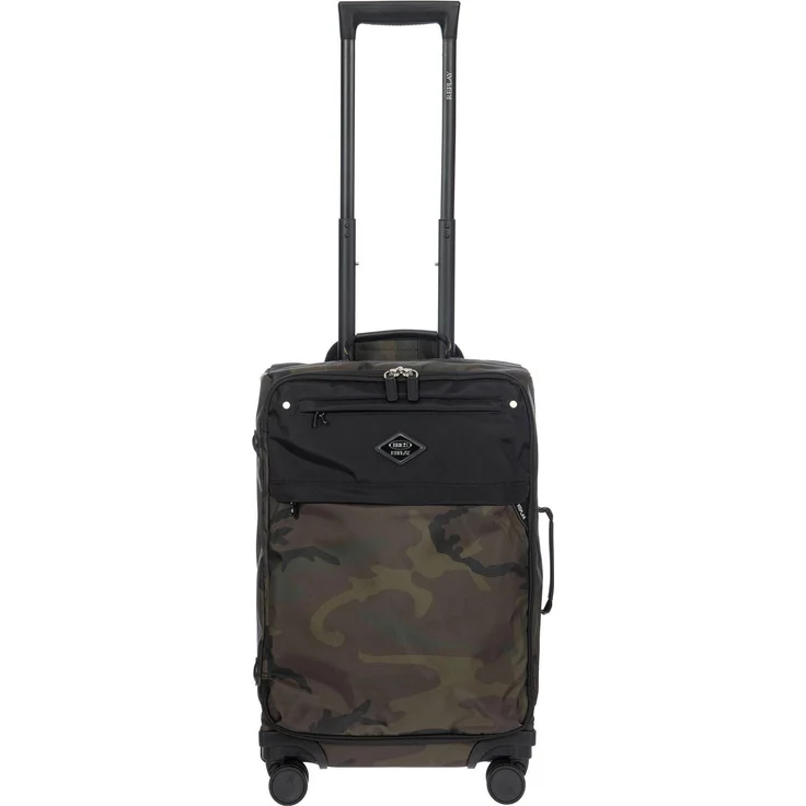 Brics Replay Camouflage Kabinentrolley 4 Rollen, 55 cm, Grün, 41 l mit arretierbarem Griff und praktischen Außentaschen – Bild 1