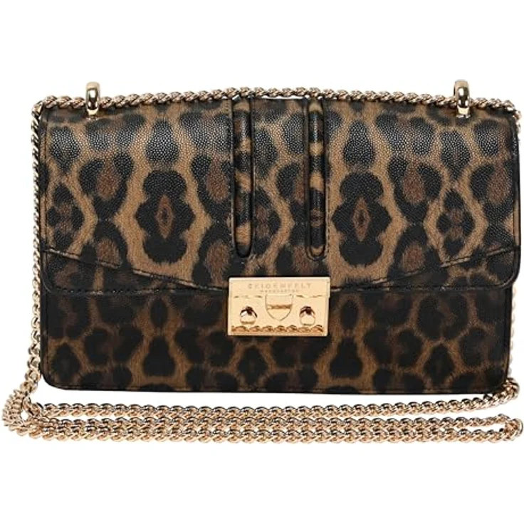 Seidenfelt Roros Handytasche 11 cm, braun, elegantes Design mit praktischem Steckverschluss aus hochwertigem Kunstleder – Bild 1