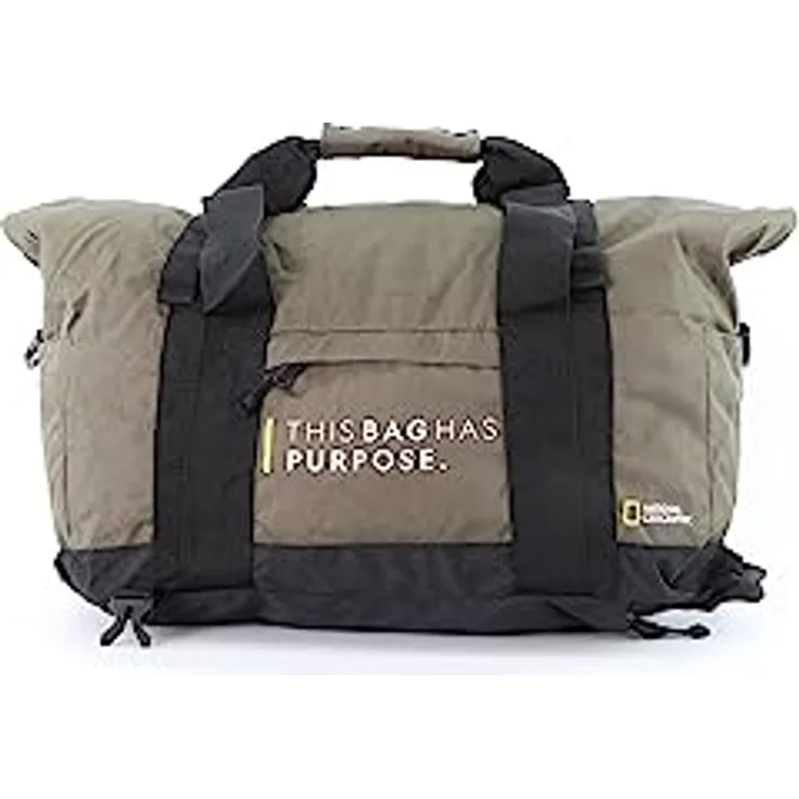 NATIONAL GEOGRAPHIC Umhängetasche Pathway, faltbare Handgepäcktasche aus recyceltem Polyester, nachhaltig und leicht