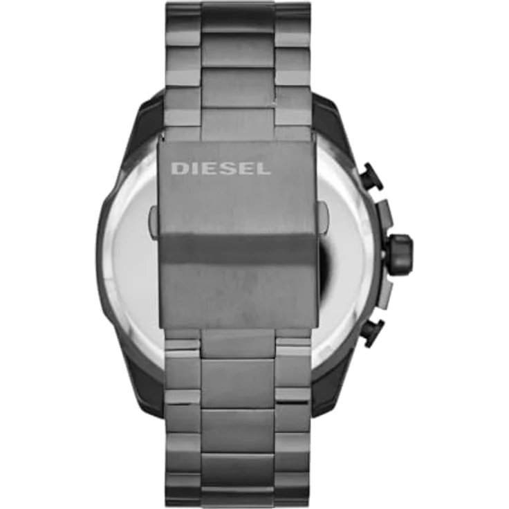 Diesel Herren Mega Chief Chronograph DZ4329, 51 mm Gehäusegrösse Edelstahluhr – Bild 3