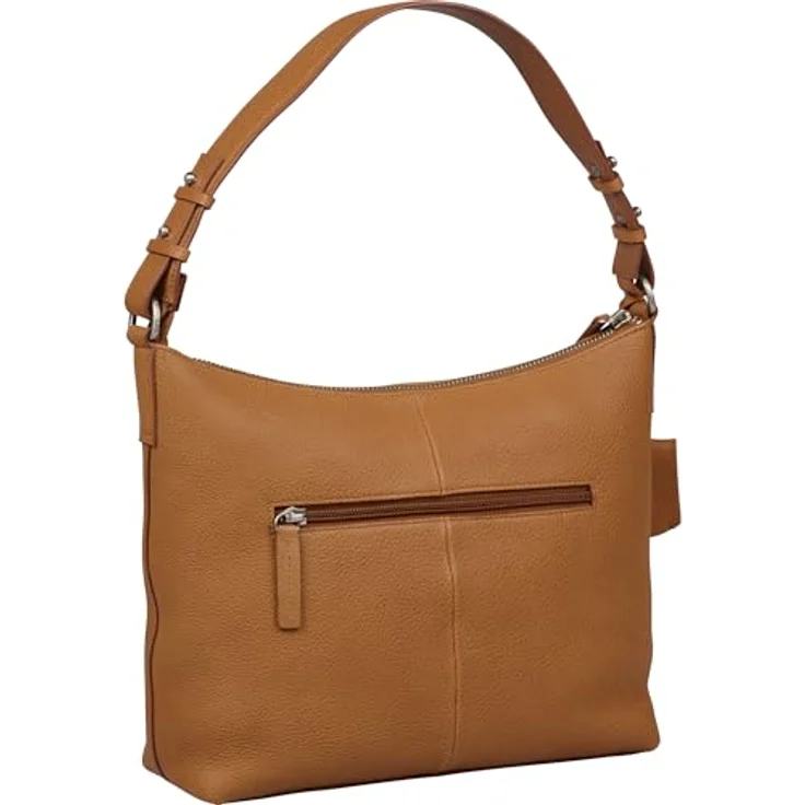 Burkely Soft Skylar Schultertasche, 100% Leder, 27 cm, braun – Bild 5