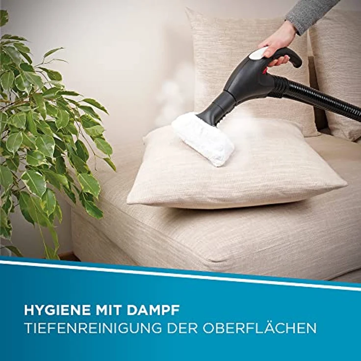 POLTI PVEU0085 FAV80 Dampfsauger, tötet und beseitigt 99,99% der Viren, Keime und Bakterien, Aluminium, grün – Bild 5