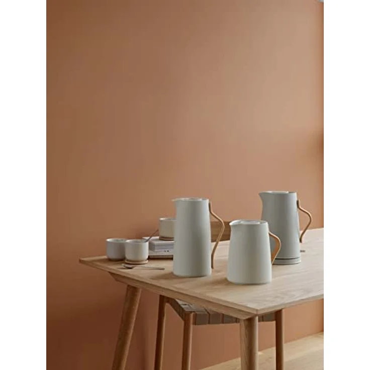 Isolierkanne, Tee - 1 l. Emma Soft sand Stelton – Bild 5