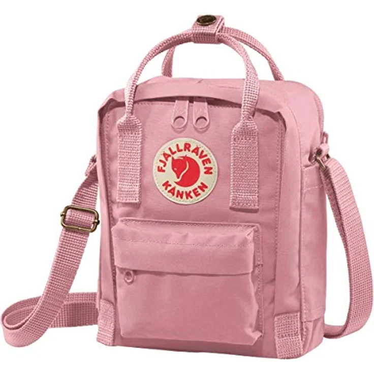 Fjällräven Kånken Sling Umhängetasche, 15 x 20 x 11 cm, verstellbarer Schultergurt, Handyfach, rosa/pink – Bild 1