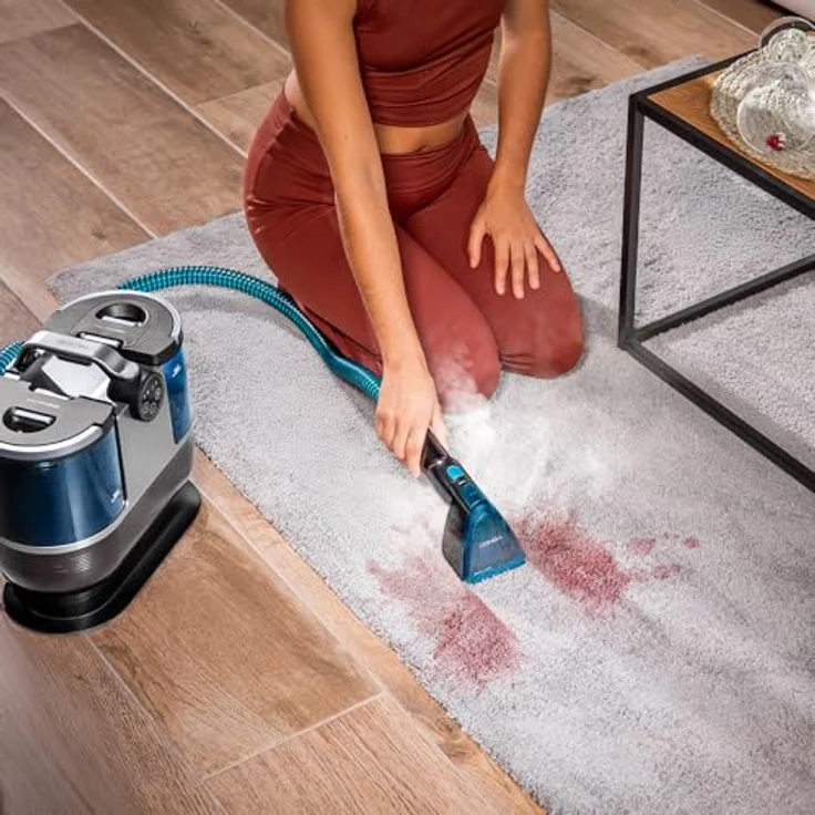 Cecotec Conga 7000 Carpet&Spot Clean Steam XXL Pro, Polsterreiniger mit 1700 W, 3-in-1-Funktion, Dampf- und Heißwasserreinigung, 15 Zubehörteile, 9 m Aktionsradius – Bild 5