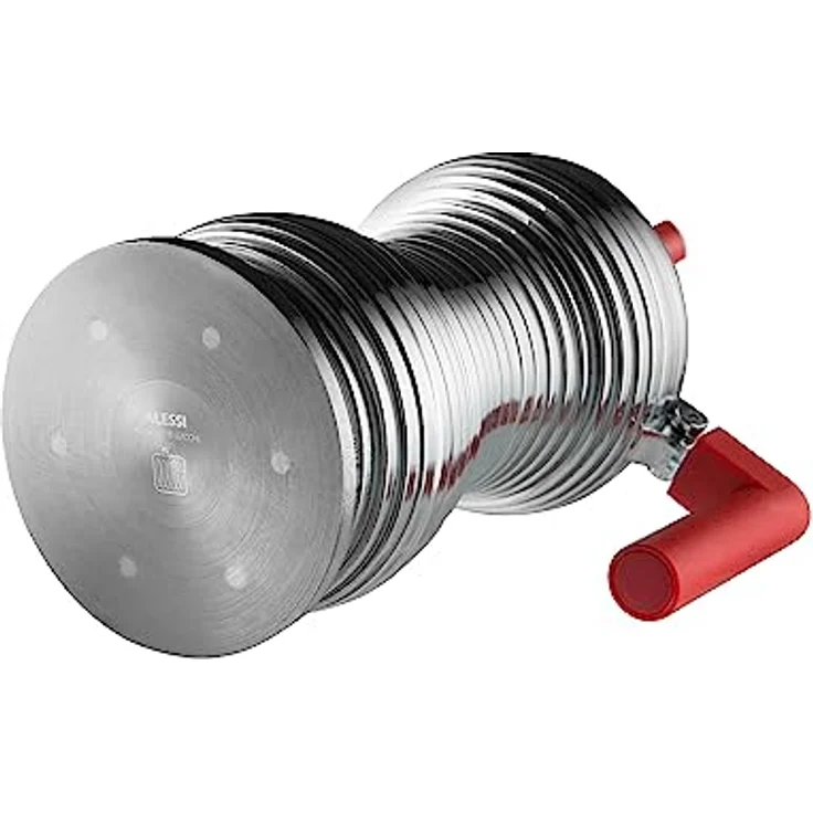 Alessi Pulcina MDL02-6 RFM Design Kaffeemaschine mit Magnetbode aus Aluminium und PA, 6 Tassen, rot – Bild 5