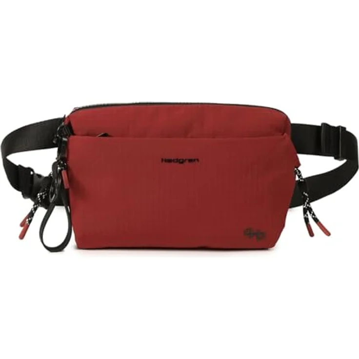 Hedgren String Jun Gürteltasche, 21 cm x 4.5 cm x 14.5 cm, 100% Polyester, rot – Bild 2