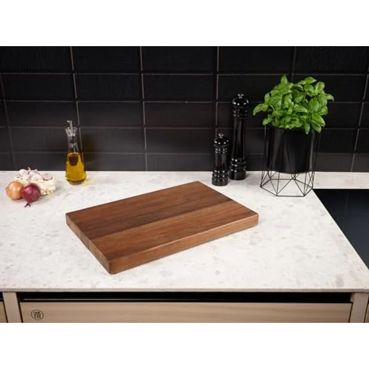 Fissler Holzschneidebrett, 45 x 30 cm,massiv aus Akazienholz, pflegeleicht, antibakteriell