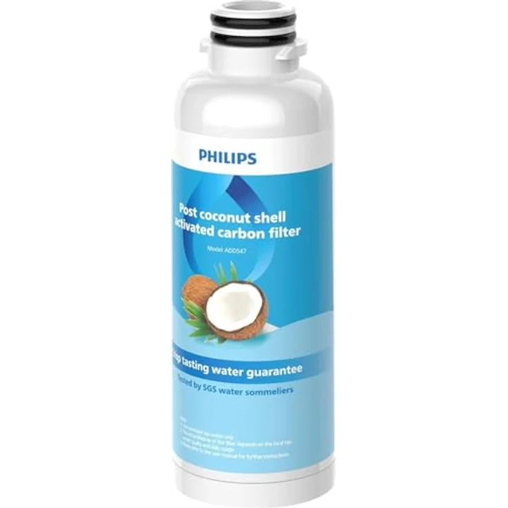 Philips Auffüllbare Sprühflasche, Wasserfilter mit Aktivkohlefilter aus Kokosnussschale, 2000L Filterleistung – Bild 2