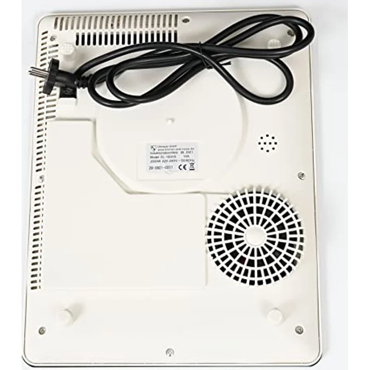 K&H SL-1800S, Induktionskochplatte 1 Zone, 2000W, SLIM Design mit SLIDER Touch-Control, Timerfunktion 0-99 Minuten – Bild 5