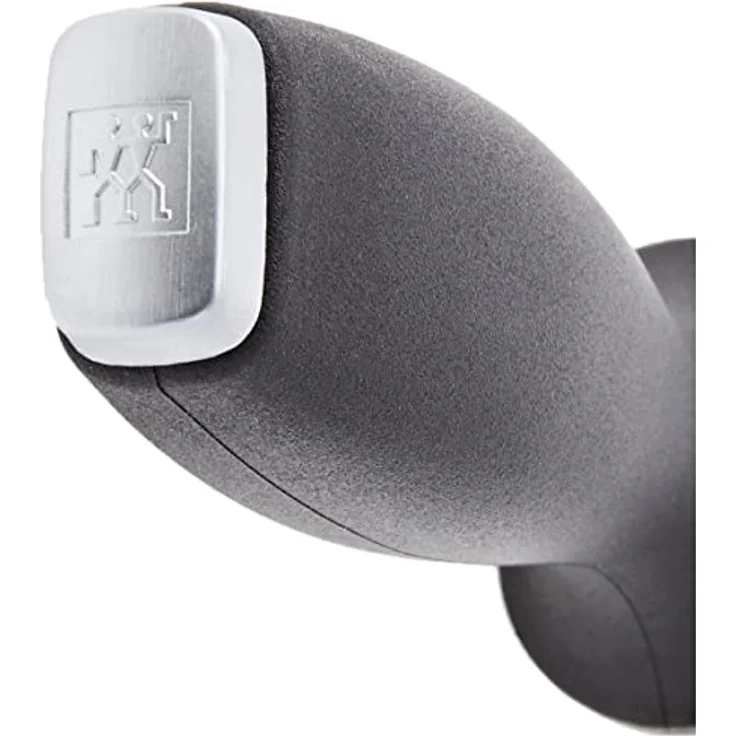 Zwilling Wetzstahl aus geriffeltem, hoch karbonisiertem und hartverchromtem Stahl, Länge: 23 cm, Kunststoffgriff mit Aufhängöse, Schwarz - Made in Germany – Bild 4