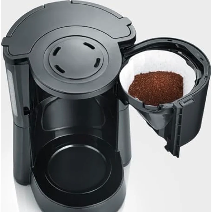 SEVERIN KA 9554 Kaffeeautomat Type, 1000, Edelstahl, 1.25 liters, schwarz-matt – Bild 6
