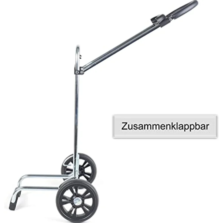 Andersen Shopper Scala Stahl mit Rad Ø 15 cm und 47 Liter Tasche Hera schwarz – Bild 4