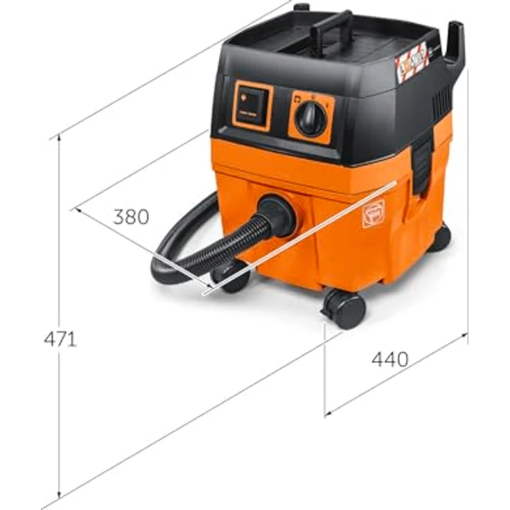 Fein Dustex 25 L Industriestaubsauger Beutel - beutellos 22 Liter – Bild 8