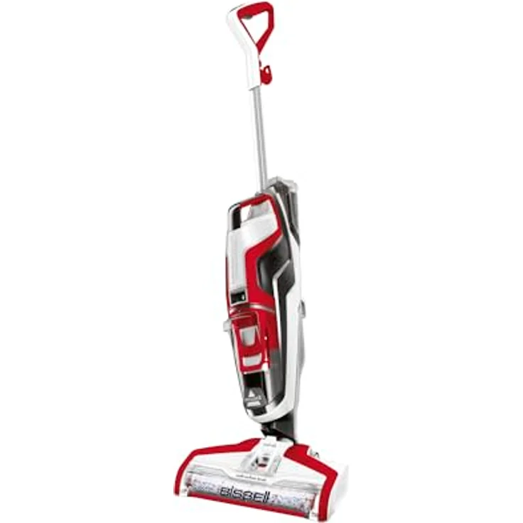 Bissell CrossWave, 3-in-1 Nassreiniger für Hartböden und Teppiche, Grau, Silber, Rot – Bild 2