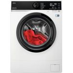 AEG LSR6F75470 Kompakte Waschmaschine mit nur 487 mm Tiefe/Serie 6000 mit ProSense® / 7,0 kg/Leise/Mengenautomatik/Kindersicherung/Wasserstopp / 1400 U/min, SlimDesign, Inverter-Motor, Startzeitvorwahl, Zeit Sparen-Option