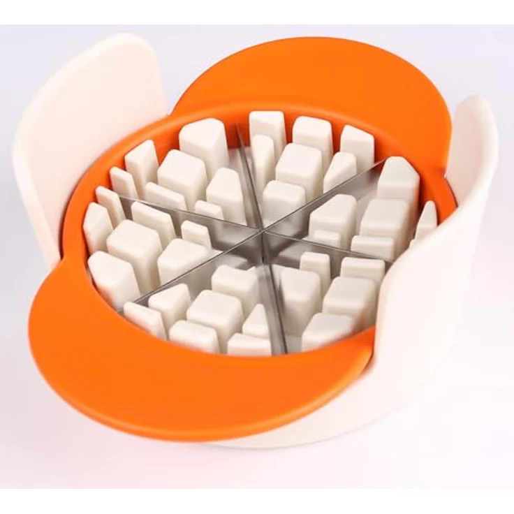 sarcia.eu UPPFYLLD Obstschneider, 4-teiliges Set mit rostfreien Klingen und ergonomischem Design, farbenfroh – Bild 5