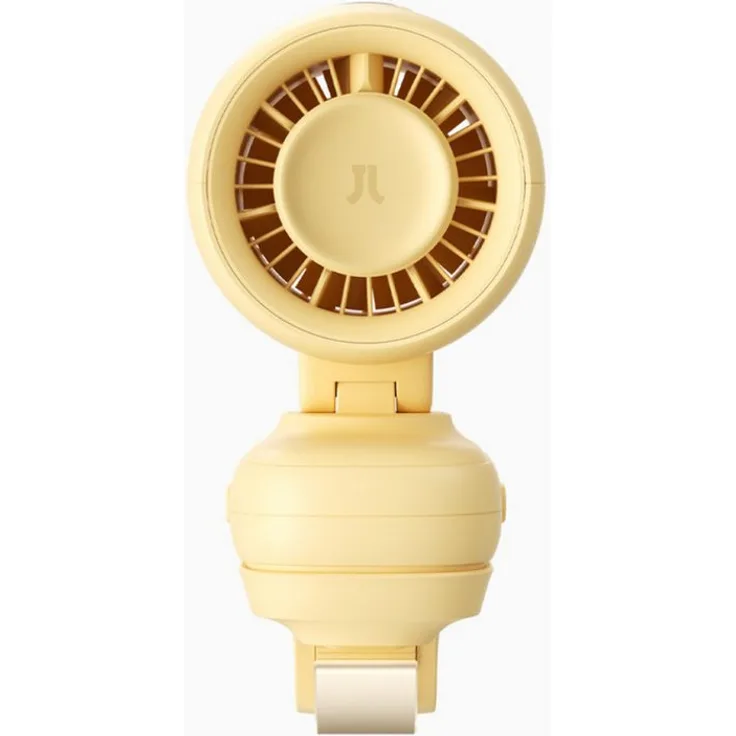 Jisulife Kinderwagenventilator 4, Akku-Ventilator mit Metallclip und Nachtlichtfunktion, 5000mAh Akku, bis zu 38 Stunden Laufzeit