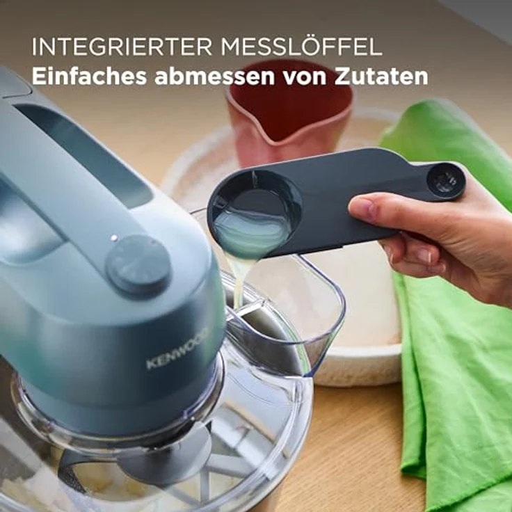Kenwood Go Küchenmaschine KZM35.000GY, platzsparend, Metallgehäuse, 800W, Blau – Bild 3