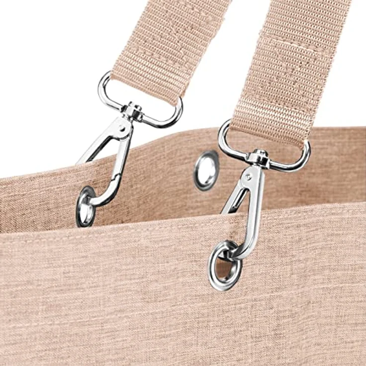 reisenthel Einkaufstasche Strandtasche shopper XL Badetasche Umhänge-Beutel Sack twist coffee – Bild 2