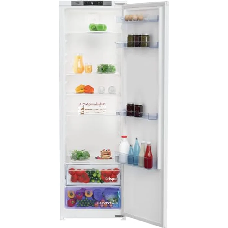 Beko BSSA315E4SFN, 1-türiger integrierter Kühlschrank mit 309 l, LCD-Bildschirm, HarvestFresh Technologie und Schnellkühlfunktion – Bild 2
