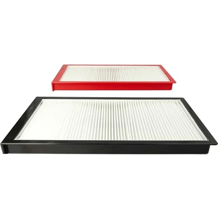 vhbw Filterset kompatibel mit Zehnder ComfoAir 200 Lüftungsgerät - Luftfilter G4 - F7 (2 Stück), 29 x 15 x 5 cm, Weiß - Rot - Schwarz – Bild 5