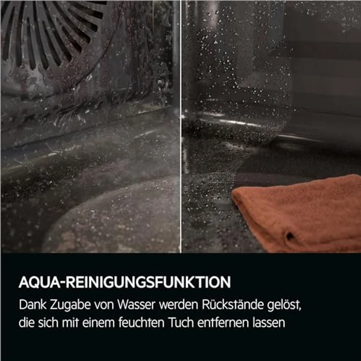 AEG Einbaubackofen Serie 5 mit Ringheißluft und Aqua-Reinigungsfunktion, Edelstahl – Bild 5