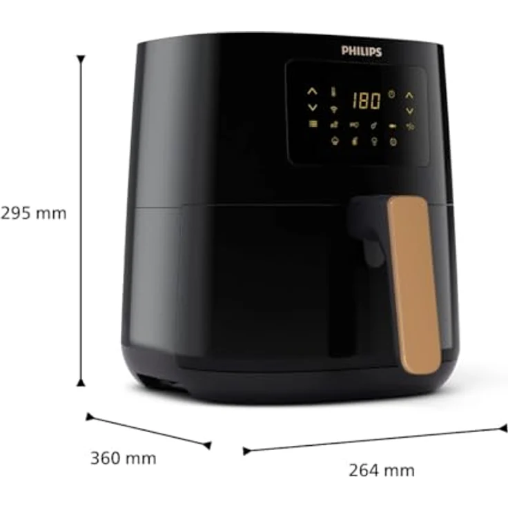 Philips Airfryer 5000 Series Connected HD9255/80, Heißluftfritteuse mit Smart-Funktionen – Bild 9