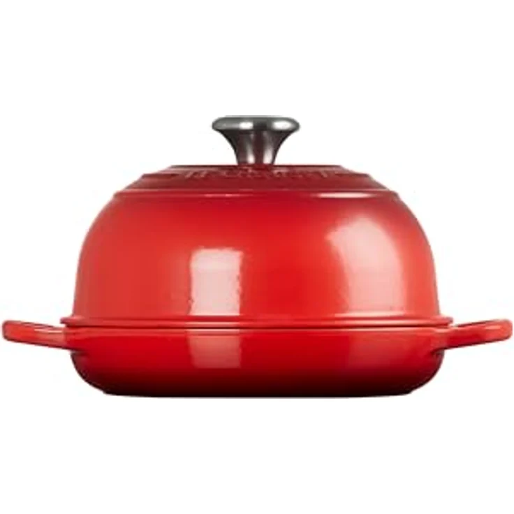 Le Creuset Signature Brot Bräter aus Gusseisen, 24cm, kirschrot – Bild 5