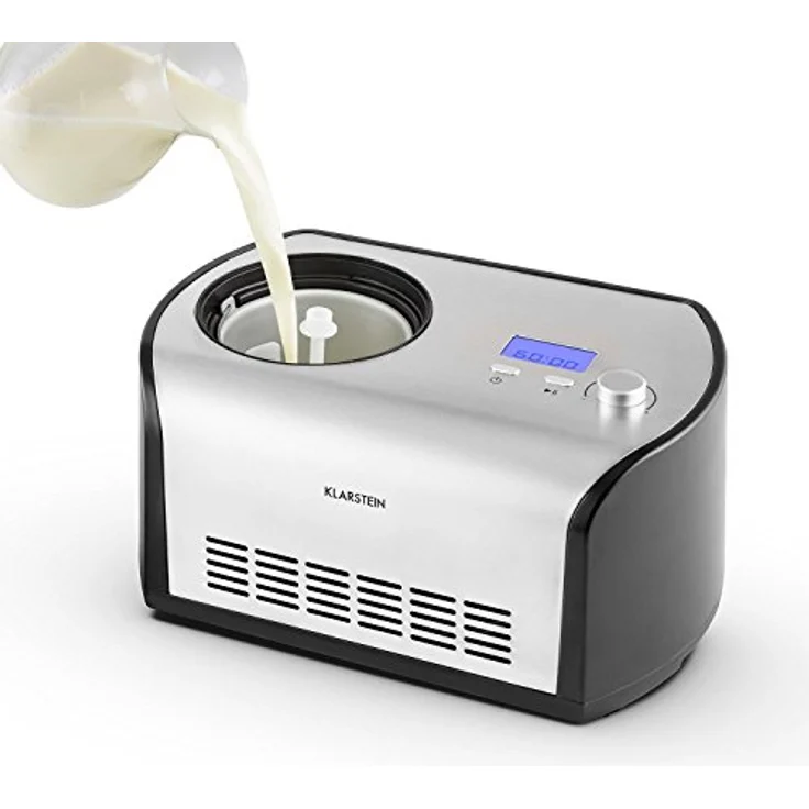 Klarstein Snowberry & Choc Eismaschine, 150W, Edelstahl, silber – Bild 8