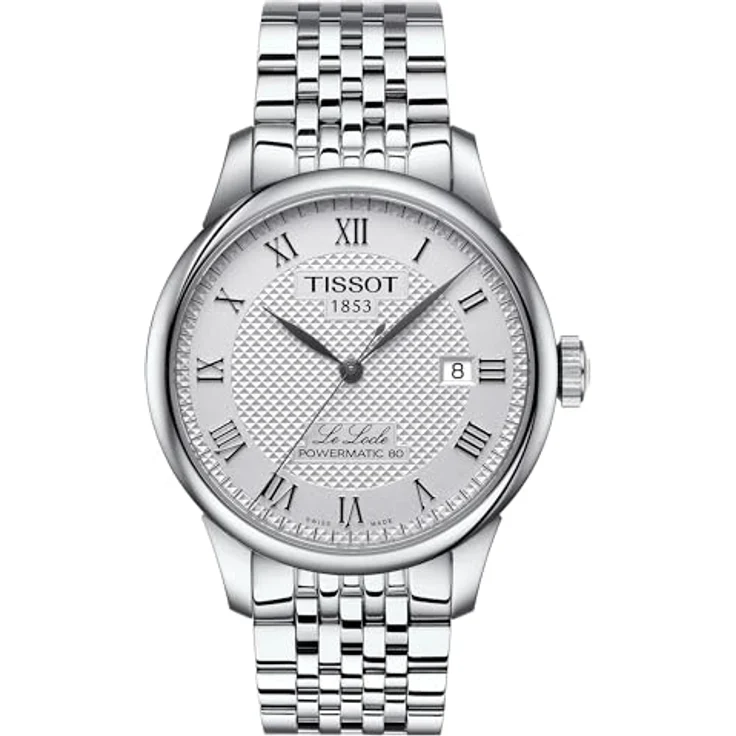 Tissot Herrenuhr Le Locle Automatic T006.407.11.033.00, Edelstahl mit römischem Zifferblatt und Datumsanzeige – Bild 1