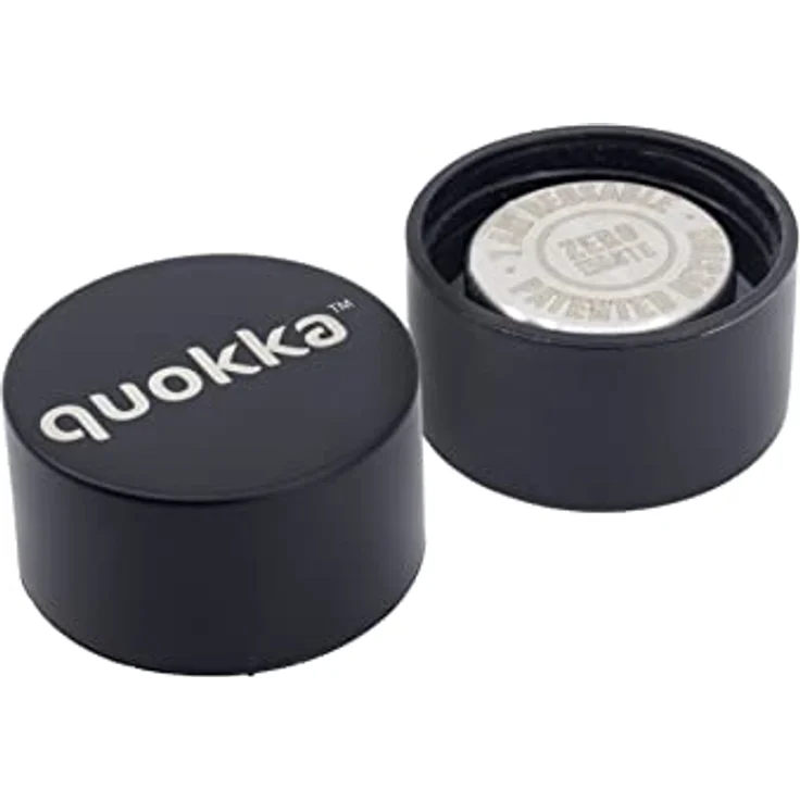 Quokka Solid - Jet Black 630 ML | Edelstahl Thermo Trinkflasche | – Bild 4