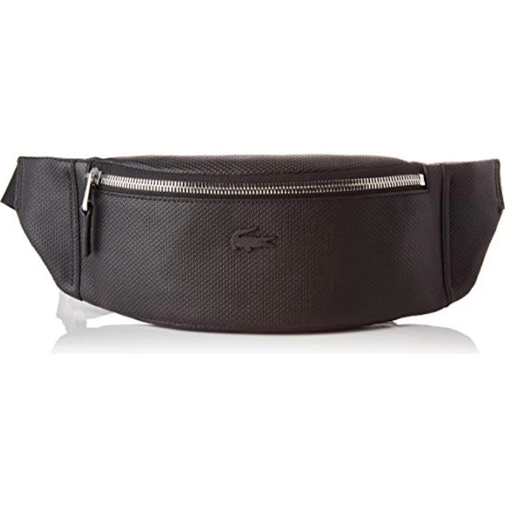Lacoste Chantaco Gürteltasche aus Leder, 26 cm, schwarz – Bild 4