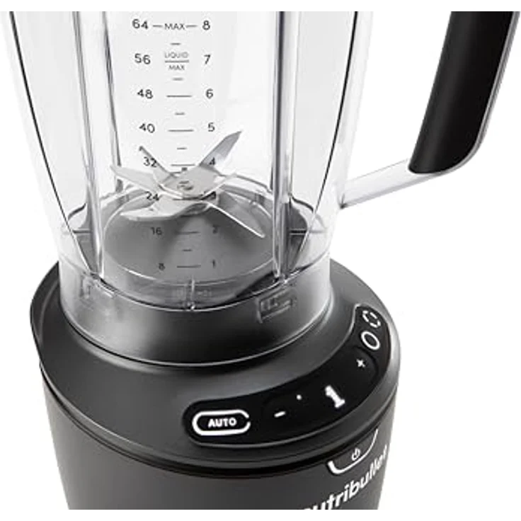 NutriBullet Smart Sense Standmixer NBF550DG, 1500 Watt Motor, Smart-Automatikzyklus, Edelstahl – Bild 2