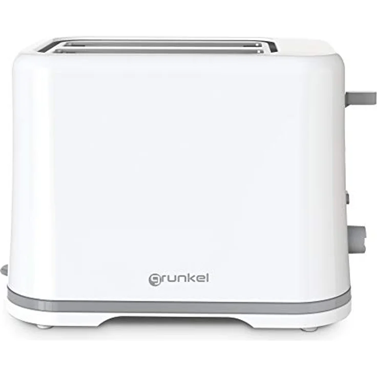 Grunkel - TSB-EASYTOAST - Double slot toaster with electronic 6-stage browning control - Shut-off function, crumb drawer and cable rewind - 870 W - white – Bild 2