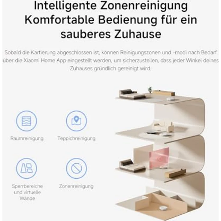 Xiaomi Robot Vacuum H40, Staubsauger-Roboter mit leistungsstarker Saugkraft – Bild 12