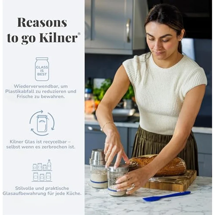 Kilner | Sauerteig-Starter-Set Glas 0,35l – Bild 9
