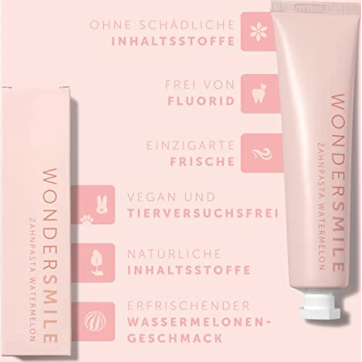 Wondersmile Schallzahnbürste PRO Bundle - Ultraschallzahnbürste im Set (Travel Care Bundle, Atomic Rose) – Bild 3