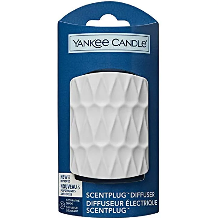 Yankee Candle ScentPlug Diffusor, Weißes organisches Muster, 1 Count