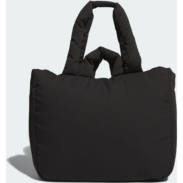 adidas Performance MH PF TOTE BAG, Sporttasche in Puffy Optik aus strapazierfähigem Polyester, geräumiges Hauptfach, schwarz – Bild 2