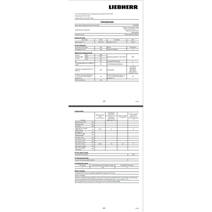 Liebherr CNsfd 5203-20 Kühl-Gefrierkombination, freistehend, Energieklasse D – Bild 3