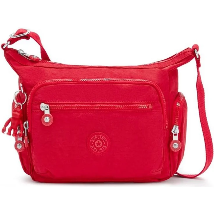 KIPLING Umhängetasche GABBIE S, Rot mit vielen Fächern – Bild 1