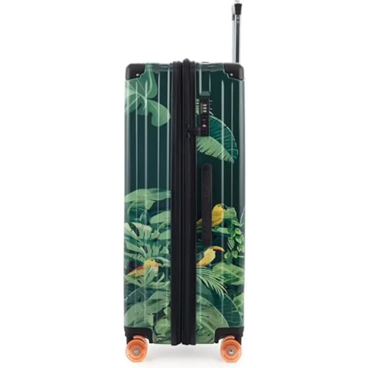 Hauptstadtkoffer Q-Damm, großer Hartschalenkoffer mit TSA, 4 Rollen, 6 cm Volumenerweiterung, 78 cm, 133 Liter, Design Papagei – Bild 3