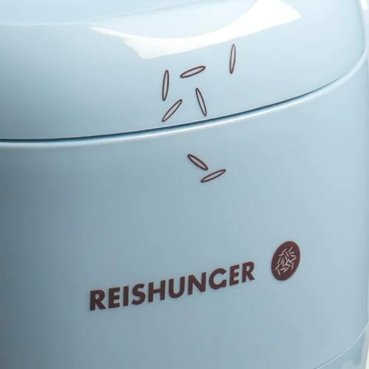 REISHUNGER Mini Reiskocher Starter Set 0,3 L - Hellblau - Elektrischer Reiskocher für 1-2 Portionen mit 8 Reissorten – Bild 8