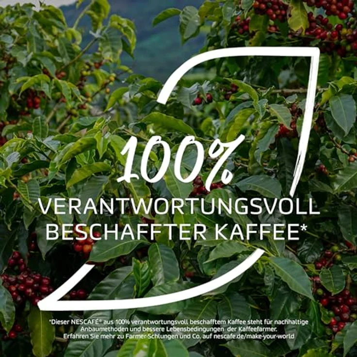 Nescafé Gold Original, löslicher Bohnenkaffee aus erlesenen Kaffeebohnen, koffeinhaltig, vollmundig und aromatisch, 1er Pack (1 x 100g) – Bild 6