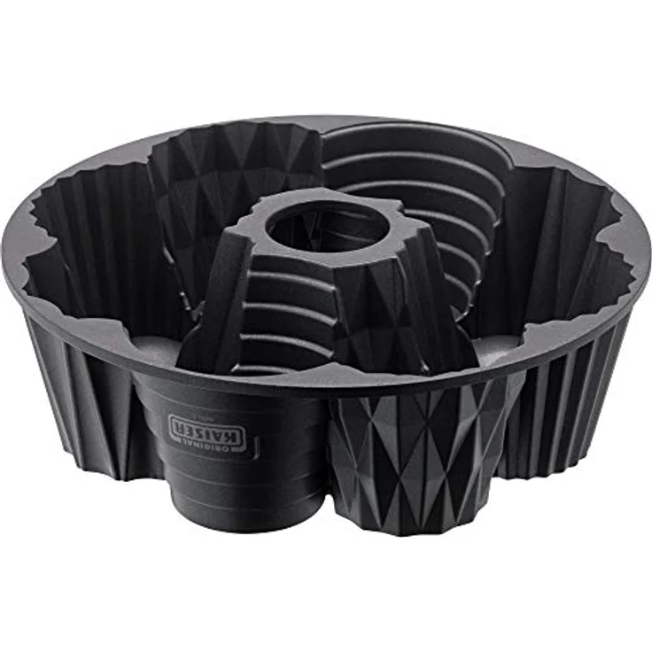 Original Kaiser Inspiration Törtchen Gugelhupfform 26 cm, Gugelhupf Backform für 8 kleine Tartes und Törtchen mit Füllmulde, Aluminiumguss, antihaftbeschichtet – Bild 4
