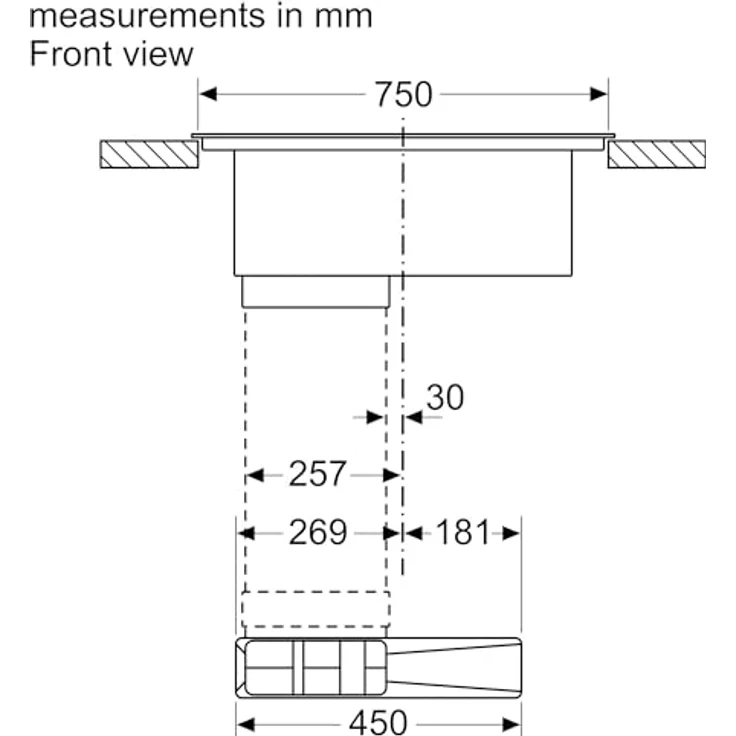 Bosch Hausgeräte BOSCH KOOKPLAAT MET AFZUIGING PVS811B16E, Kochfeld, Schwarz – Bild 3