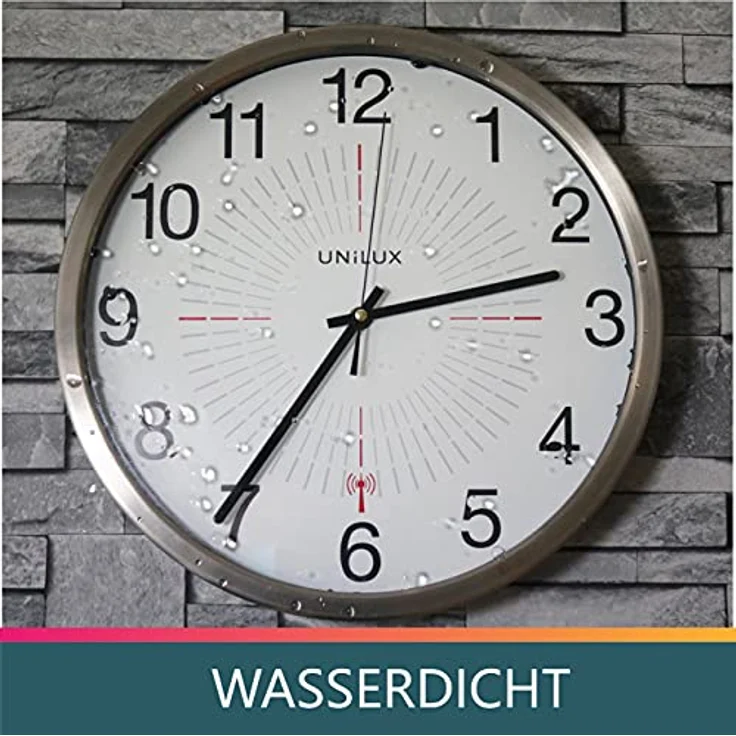 Unilux, Wanduhr, Draußen (35.50 cm) – Bild 4
