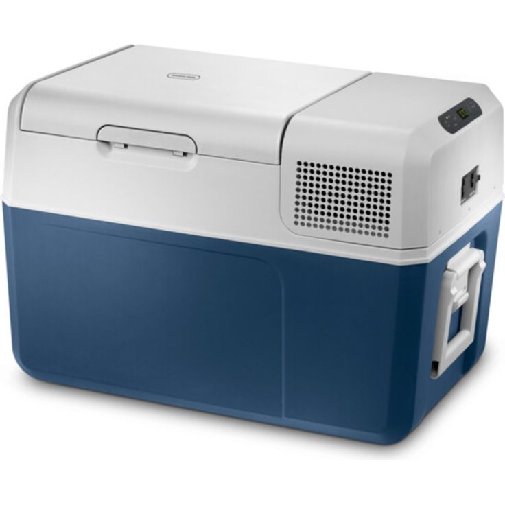 Mobicool MCF60, elektrische Kompressorkühlbox, Energieeffizienzklasse B, 58 l, 12-24-230 V, Mini-Kühlschrank für Auto, Lkw, Boot + Steckdose – Bild 1
