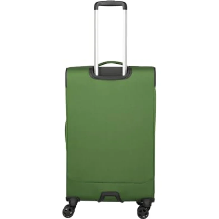 Travelite Cubis Trolley M 72 cm, 4 Rollen, grün, 100% Polyester – Bild 4